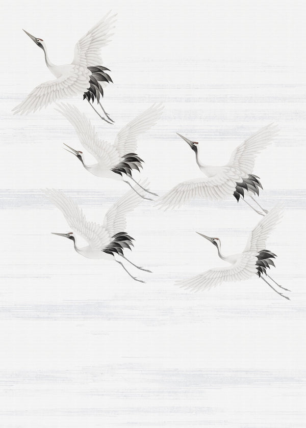 vtwonen Art for the Home Kraanvogels Fotobehang 280x200 cm