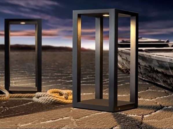 Vtwonen Artdelight Buitenlamp Kenton - 1 Lichts - 20 X 40 Cm - Zwart