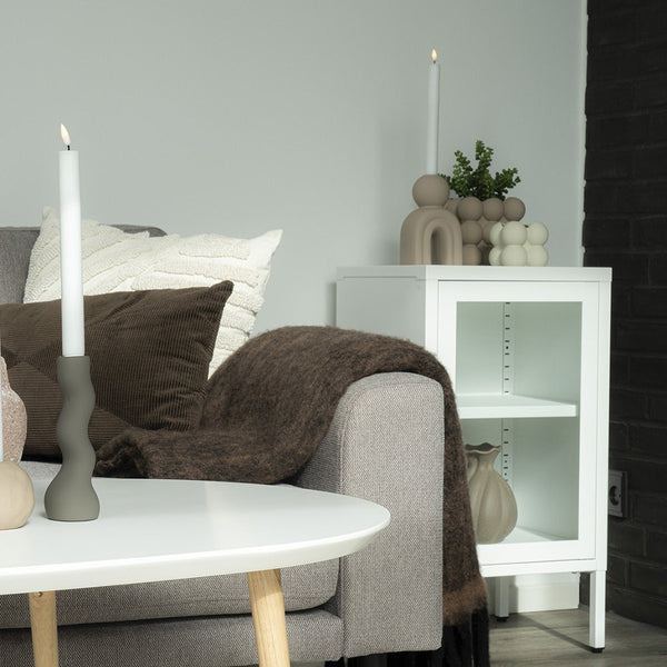 Vtwonen Artichok Annemarie Bloempot Keramiek Bruin - 13 5 X 13 Cm