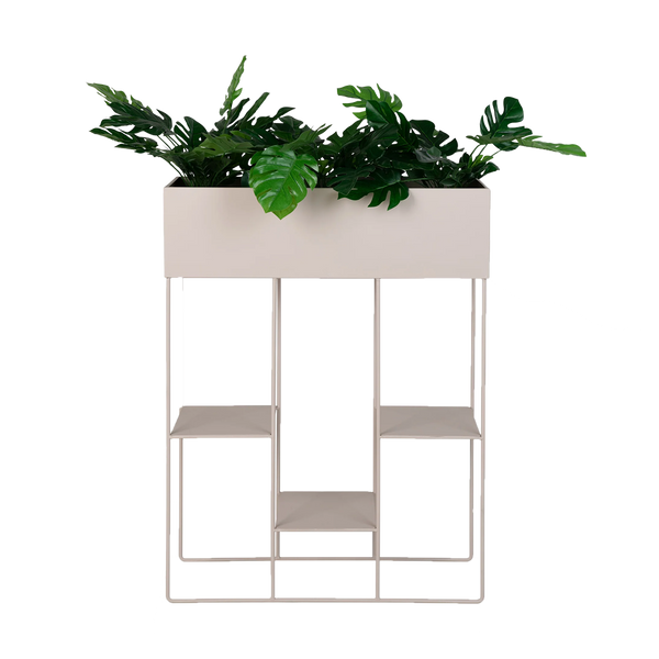 Vtwonen Artichok Pepijn Staande Metalen Plantenbak Beige