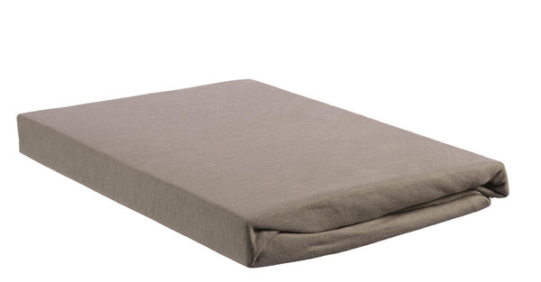 vtwonen Beddinghouse hoeslaken BH Jersey HL - 180x200/220 cm - taupe