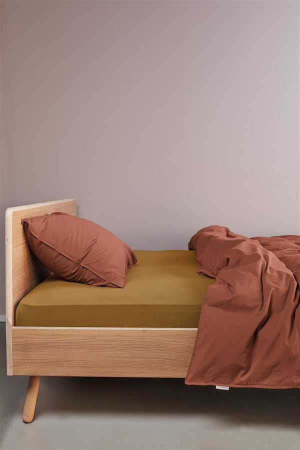 vtwonen Beddinghouse hoeslaken BH Jersey HL - 180x200/220 cm - geel