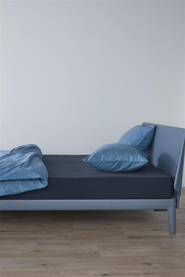 vtwonen Beddinghouse hoeslaken BH Jersey HL - 90x200/220 cm - marineblauw