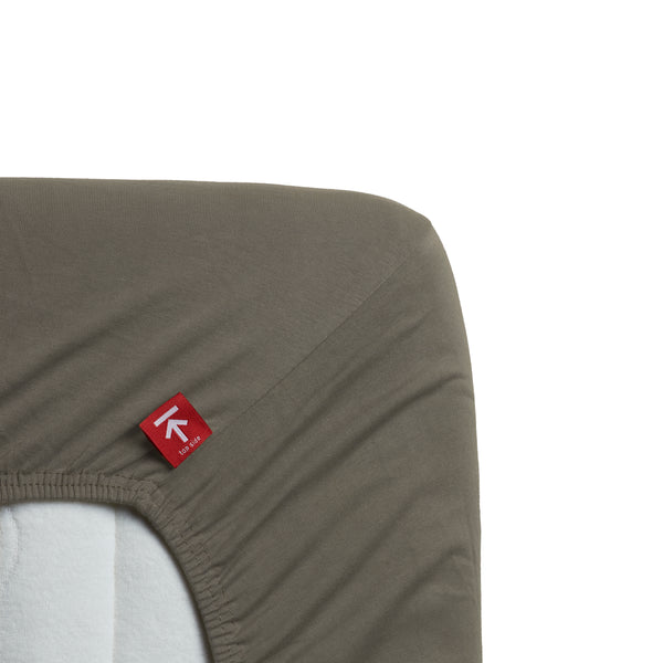 Vtwonen Beddinghouse - Jersey - Hoeslaken - 160x220 Cm - Warm Grijs