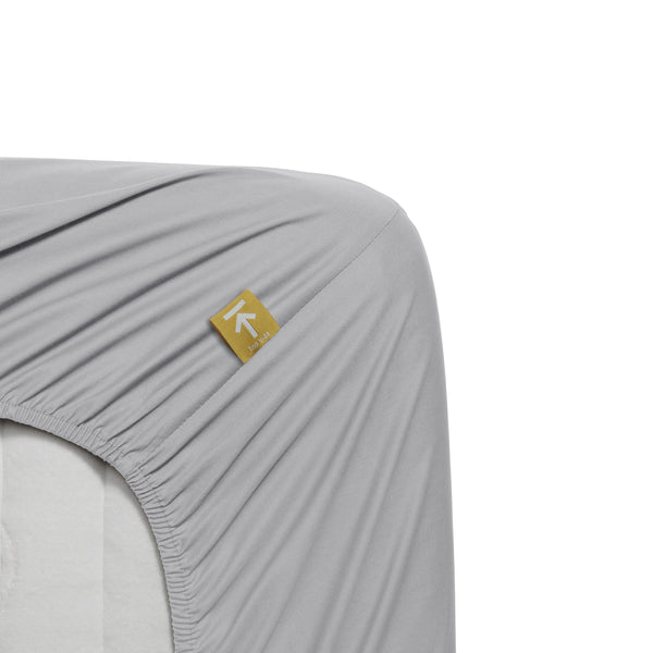 vtwonen Beddinghouse - Percale katoen - Hoeslaken - 90x220 cm - Licht grijs