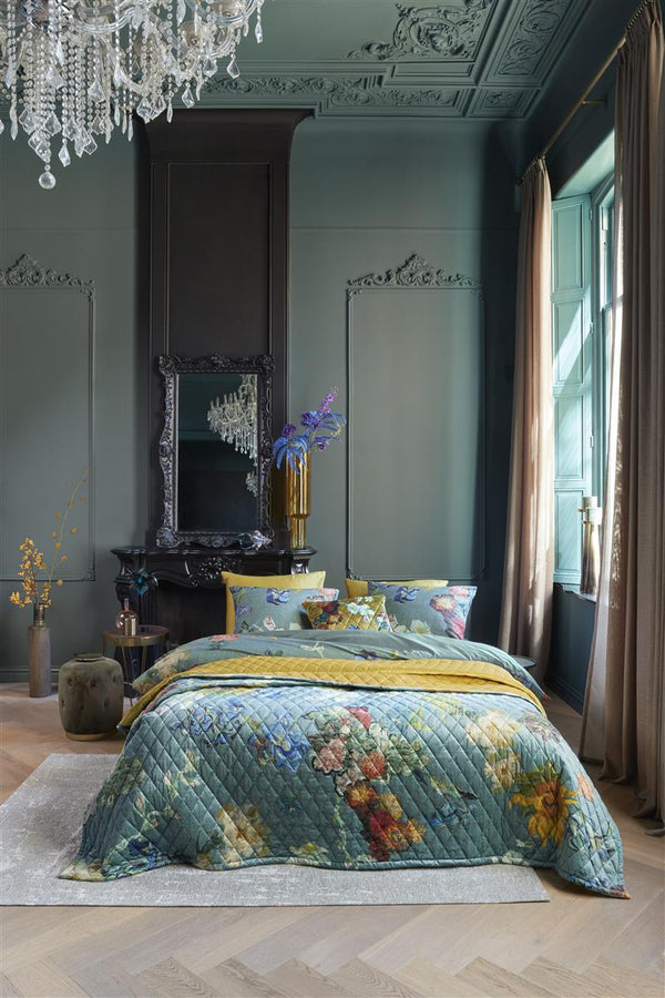 Vtwonen Bedsprei Beddinghouse X Van Gogh Museum Partout Des Fleurs - 260x260 Cm - Groen