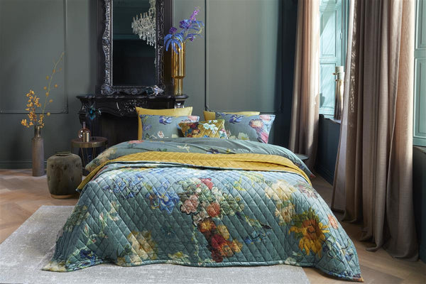 Vtwonen Bedsprei Beddinghouse X Van Gogh Museum Partout Des Fleurs - 260x260 Cm - Groen