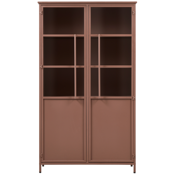 vtwonen BePureHome vitrinekast Exhibit - Metaal - Tan - 170x99x44