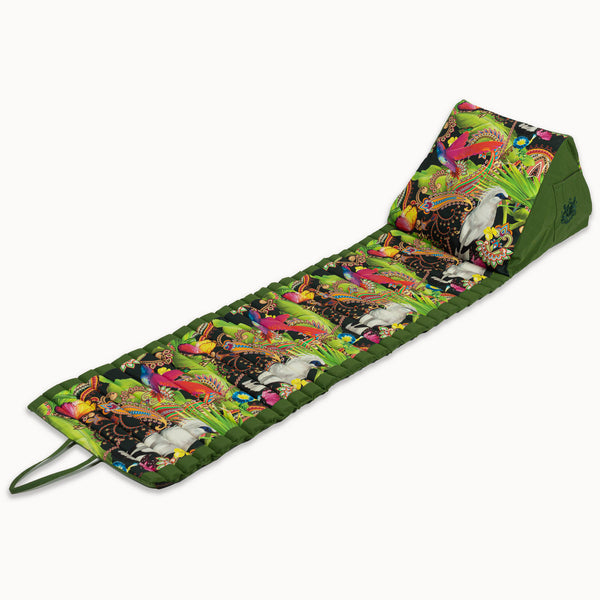 vtwonen Besarto - Relaxmatras - Paradijsvogel - Army green