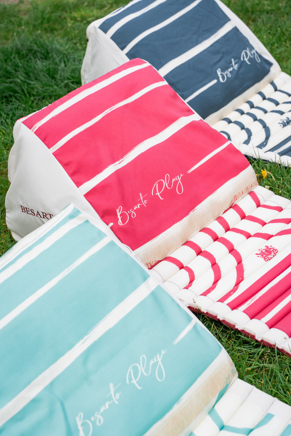 Vtwonen Besarto - Relaxmatras - Plage - Turquoise Off White