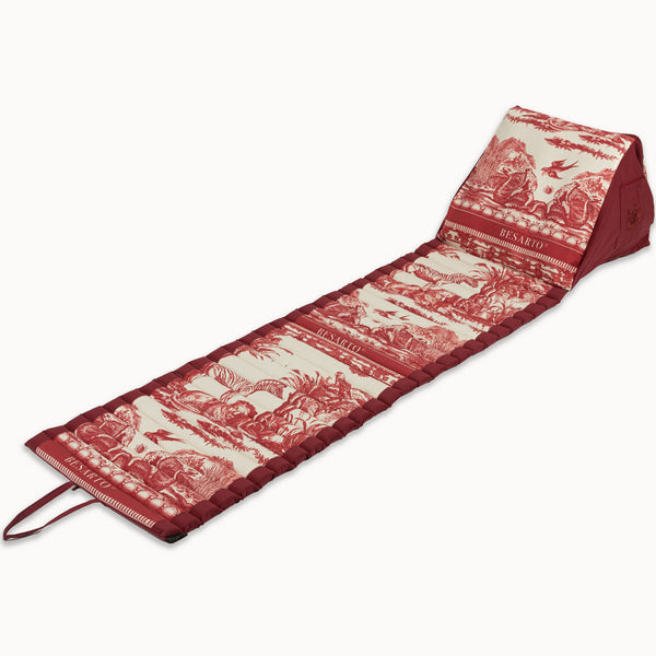 vtwonen Besarto - Relaxmatras - Toile de Jouy - Red Off white