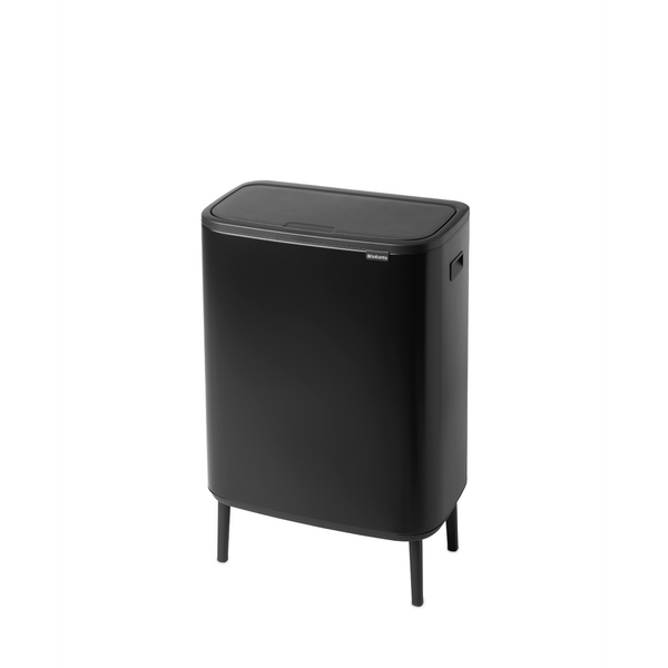 Vtwonen Bo Touch Bin Hi Met 1 Binnenemmer 60 Liter - Matt Black