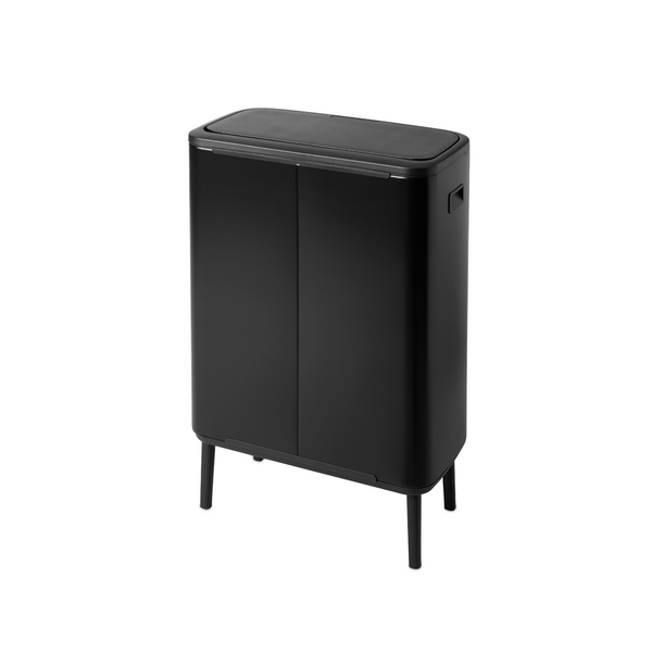 Vtwonen Bo Touch Bin Hi Met 1 Binnenemmer 60 Liter - Matt Black
