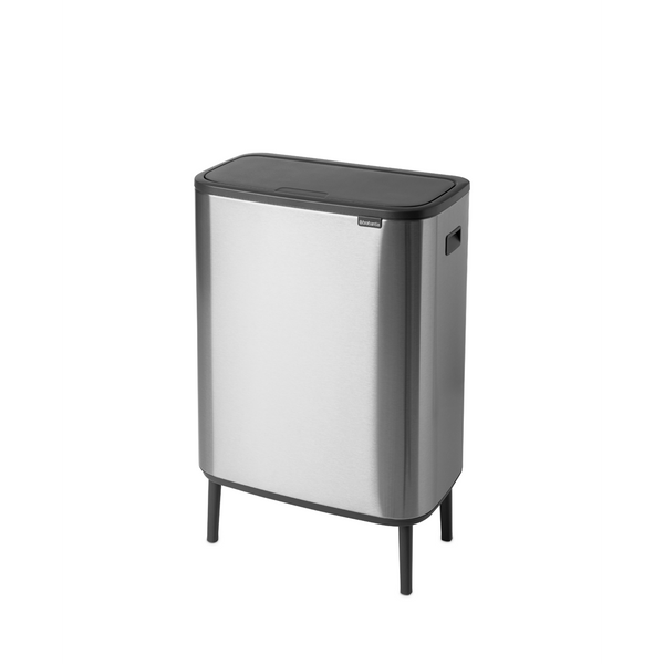 Vtwonen Bo Touch Bin Hi Met 1 Binnenemmer 60 Liter - Matt Steel Fingerprint Proof