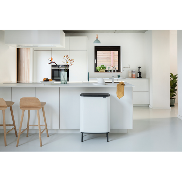 Vtwonen Bo Touch Bin Hi Met 1 Binnenemmer 60 Liter - White