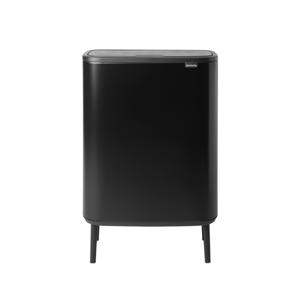 vtwonen Bo Touch Bin Hi met 2 binnenemmers 2 x 30 liter - Matt Black