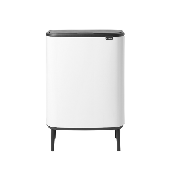 vtwonen Bo Touch Bin Hi met 2 binnenemmers 2 x 30 liter - White