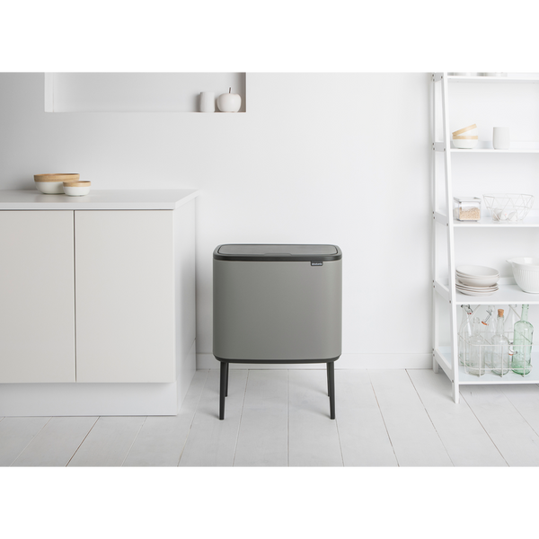 Vtwonen Bo Touch Bin Met 1 Binnenemmer 36 Liter - Mineral Concrete Grey