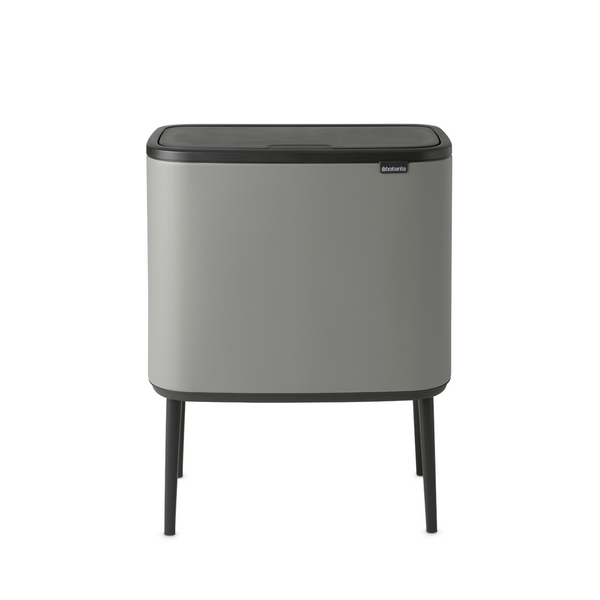 vtwonen Bo Touch Bin met 1 binnenemmer 36 liter - Mineral Concrete Grey