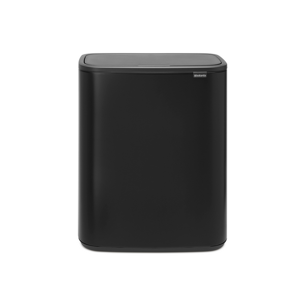 vtwonen Bo Touch Bin met 1 binnenemmer 60 liter - Matt Black