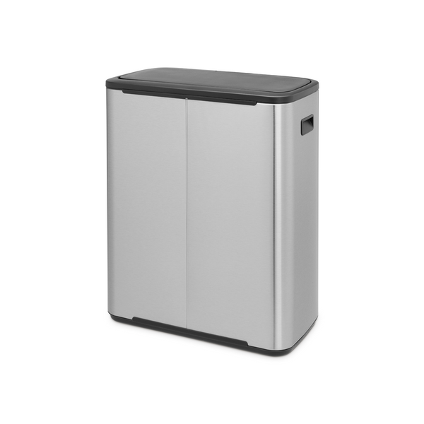 Vtwonen Bo Touch Bin Met 1 Binnenemmer 60 Liter - Matt Steel Fingerprint Proof