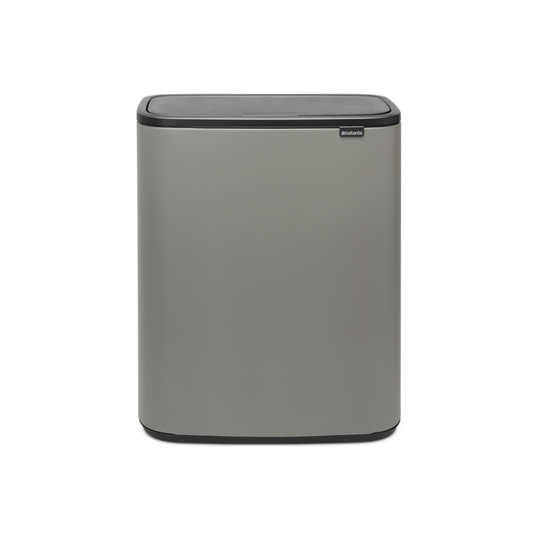 vtwonen Bo Touch Bin met 1 binnenemmer 60 liter - Mineral Concrete Grey