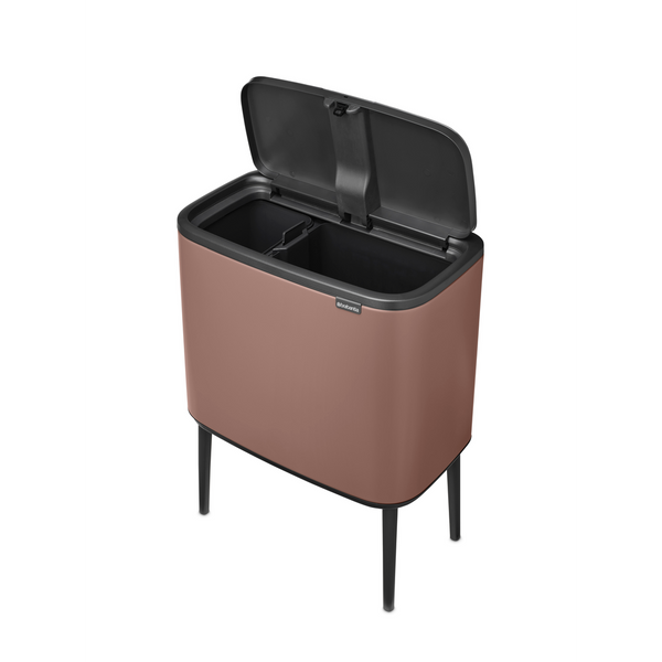 Vtwonen Bo Touch Bin Met 2 Binnenemmers 11 + 23 Liter - Satin Taupe