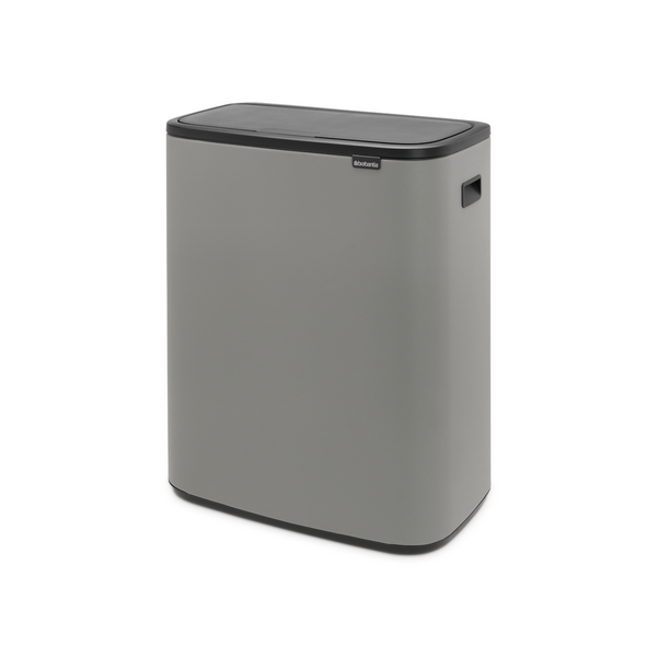 Vtwonen Bo Touch Bin Met 2 Binnenemmers 2 X 30 Liter - Mineral Concrete Grey