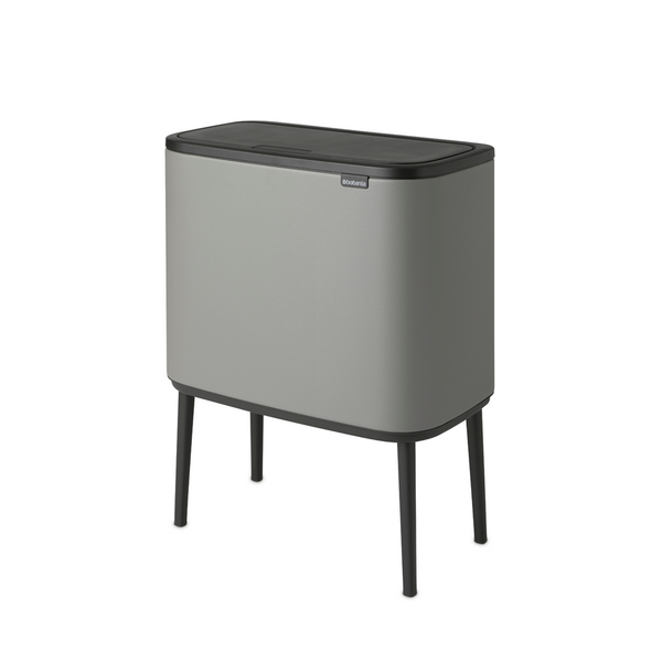 Vtwonen Bo Touch Bin Met 3 Binnenemmers 3 X 11 Liter - Mineral Concrete Grey