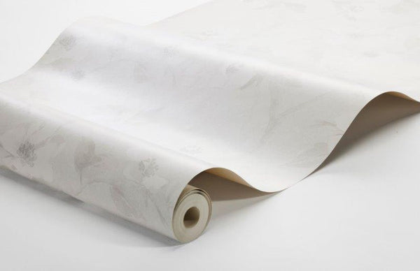 Vtwonen Borastapeter Behang Bloemen Lichtgrijs - 53 Cm X 10.05 M - 660240