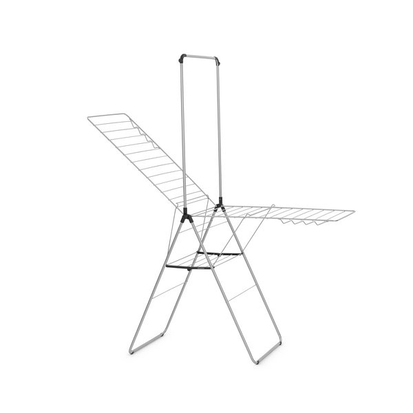 vtwonen Brabantia Droogrek - 25M - met stang - metallic grey