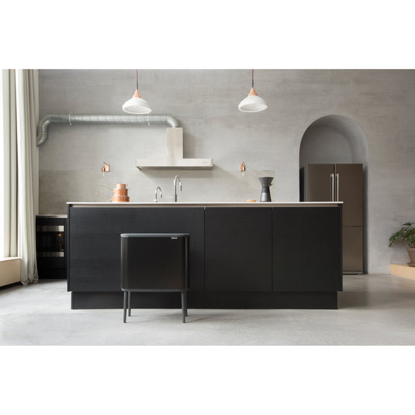 Vtwonen Brabantia Prullenbak Bo Touch Bin - 11+23L - Matt Black