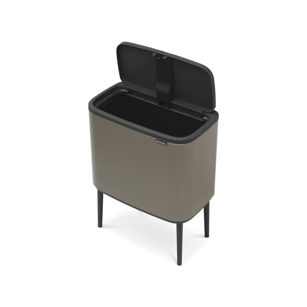 Vtwonen Brabantia Prullenbak Bo Touch Bin - 11+23L - Platinum