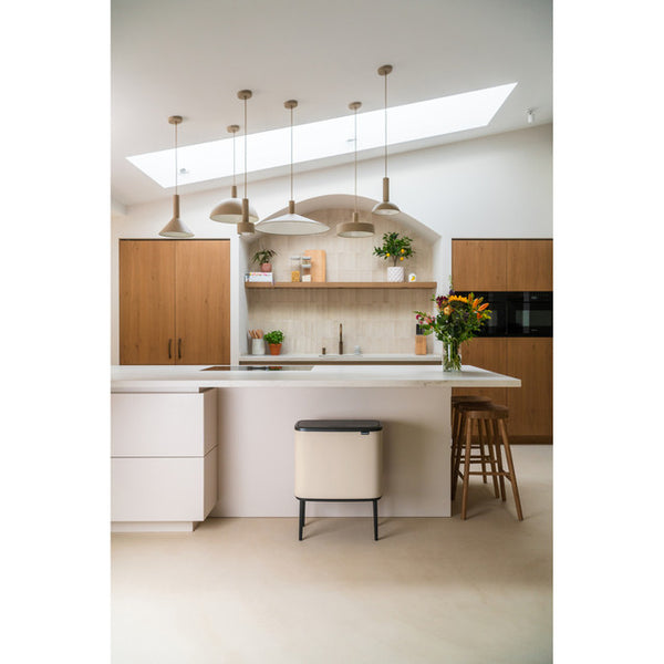 Vtwonen Brabantia Prullenbak Bo Touch Bin - 11+23L - Soft Beige