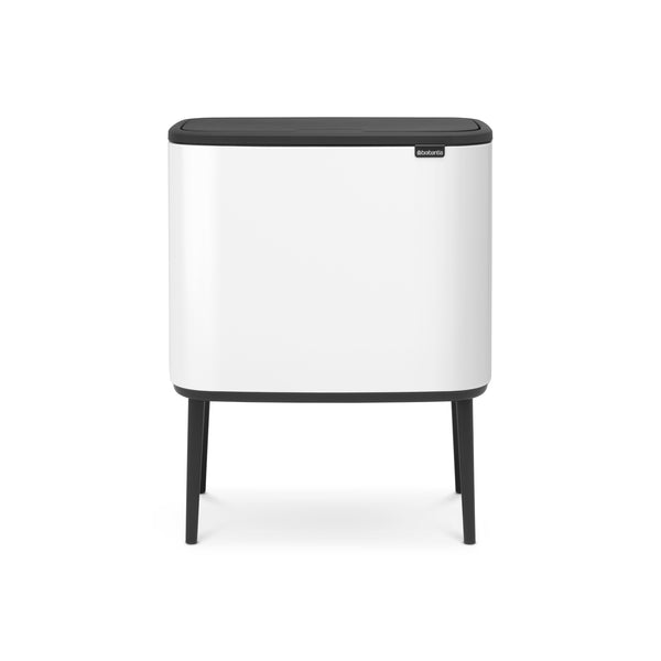 vtwonen Brabantia Prullenbak Bo Touch Bin - 11+23L - white