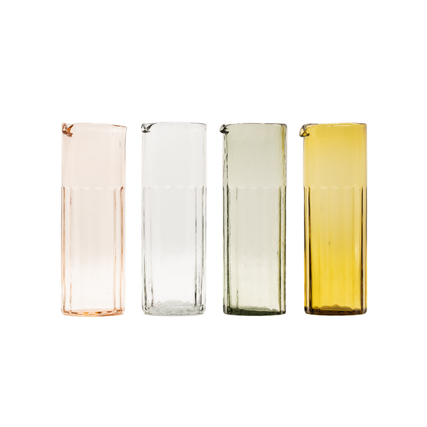 Vtwonen Brût Homeware Karaf Reed - Roze - Gerecycled Glas