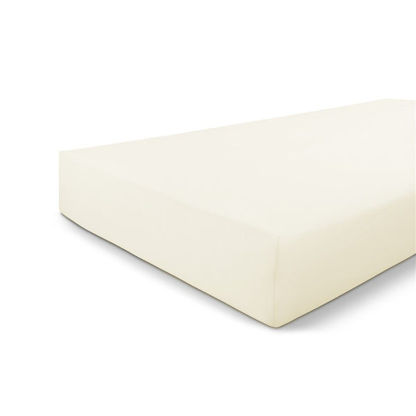 vtwonen Byrklund - Hoeslaken Jersey - 180x200 cm - Off White