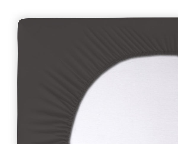 Vtwonen Byrklund - Hoeslaken Jersey - 80x200 Cm - Antraciet