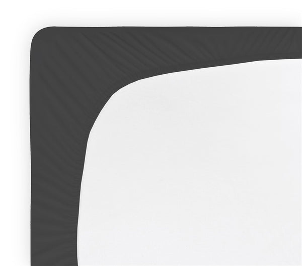 Vtwonen Byrklund - Hoeslaken Jersey - 90x220 Cm - Antraciet