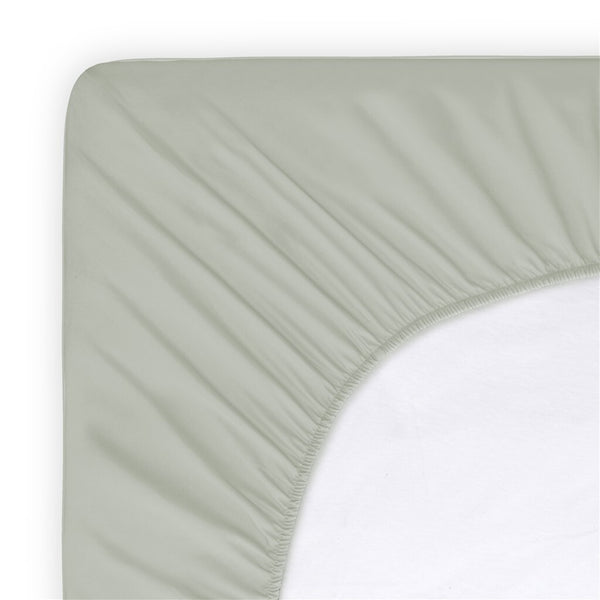 Vtwonen Byrklund - Hoeslaken Katoen - 160x200 Cm - Grijsgroen