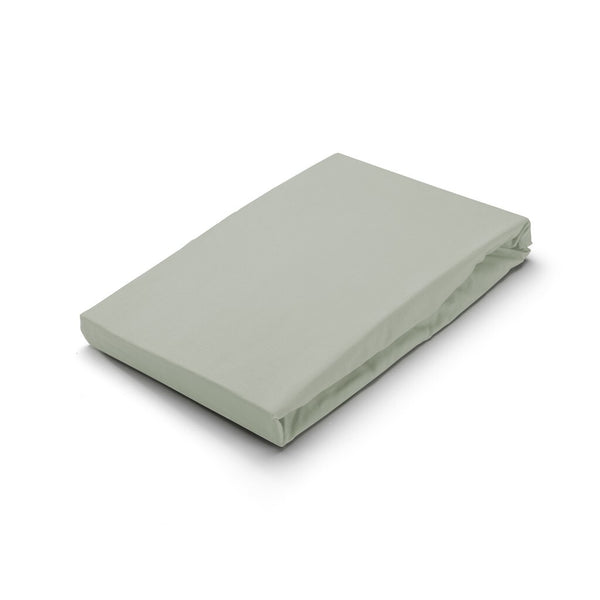 Vtwonen Byrklund - Hoeslaken Katoen - 180x220 Cm - Grijsgroen