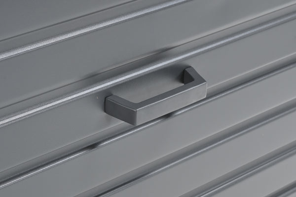 Vtwonen Cambridge Kussenbox - Aluminium - 141x73 Cm - Carbon Black