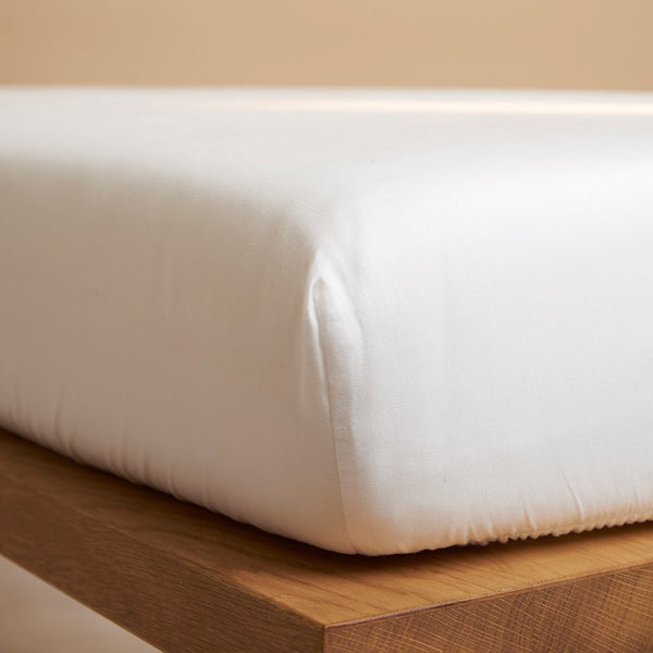 Vtwonen Coco & Cici - Tencel Sateen Hoeslaken 70 X 145 Cm - 1 Persoons Beddengoed - Kinderbeddengoed - Lyocell - Hypoallergeen & Extra Zacht - Wit