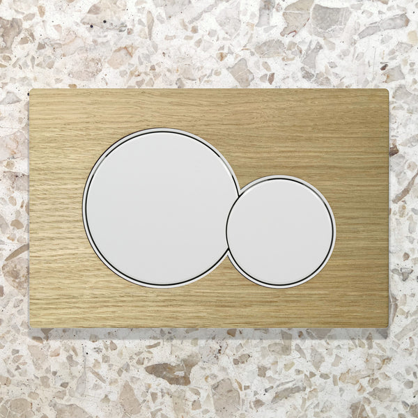 Vtwonen Decoplates Frontje Geberit Sigma 01 - Bruin - 24.6x16.4cm