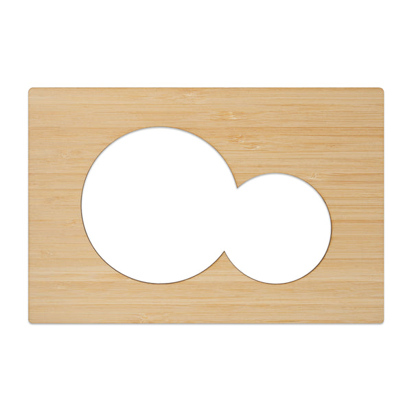 vtwonen Decoplates frontje Geberit Sigma 01 - geel - 24.6x16.4cm