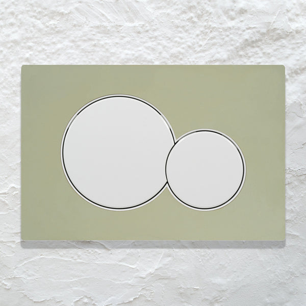 Vtwonen Decoplates Frontje Geberit Sigma 01 - Groen - 24.6x16.4cm