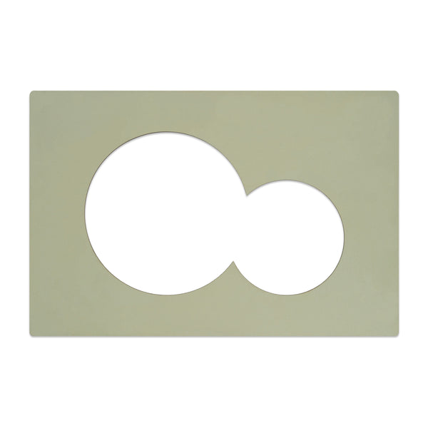 vtwonen Decoplates frontje Geberit Sigma 01 - groen - 24.6x16.4cm