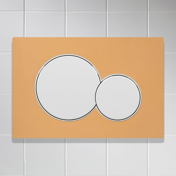 Vtwonen Decoplates Frontje Geberit Sigma 01 - Oranje - 24.6x16.4cm