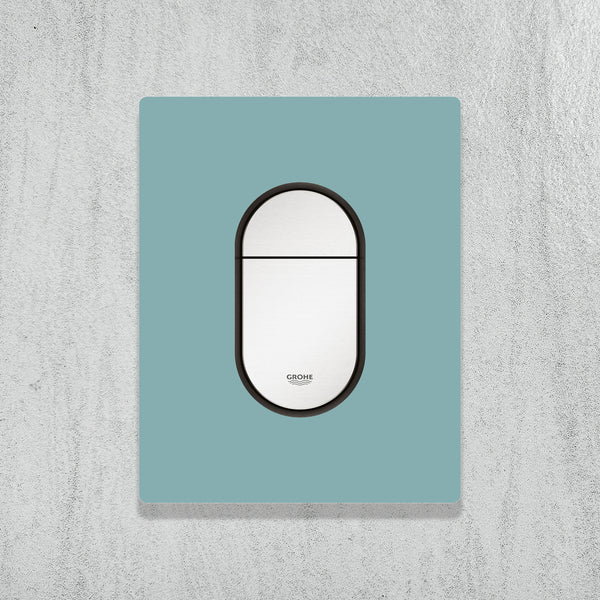 Vtwonen Decoplates Frontje Grohe Arena Cosmopolitan - Blauw - 15.6x19.7cm