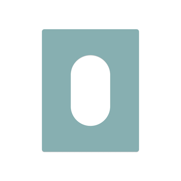 Vtwonen Decoplates Frontje Grohe Arena Cosmopolitan - Blauw - 15.6x19.7cm